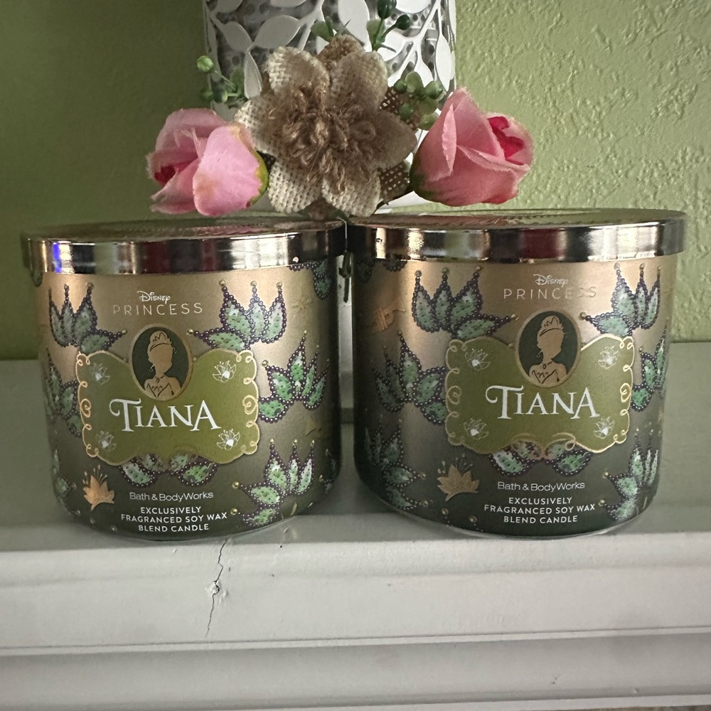 Disney Princess Tiana Fragranced Candle Bundle Collection 2026 🧚‍♀️🧚‍♀️🧚‍♀️